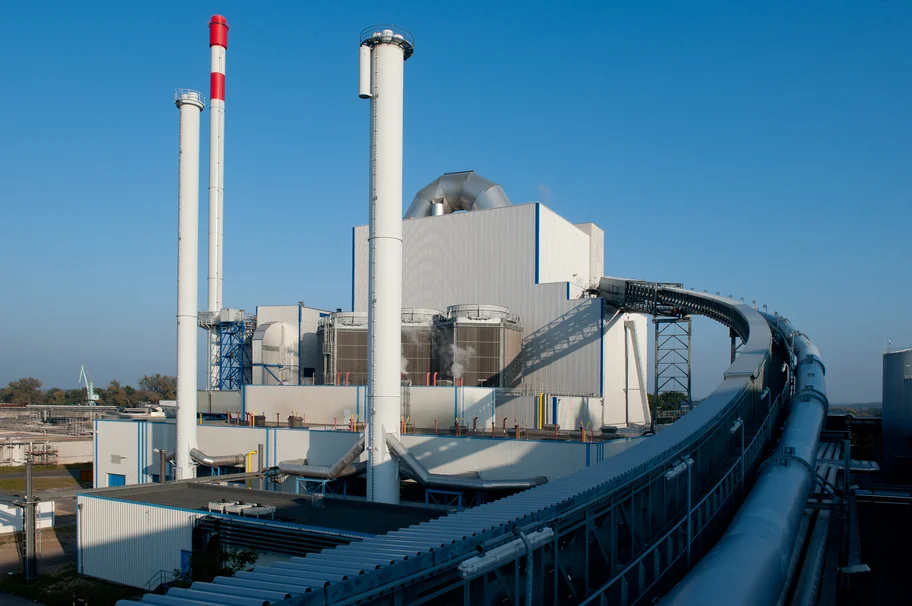EEW location Schwedt refuse-derived fuel power plant/waste incineration