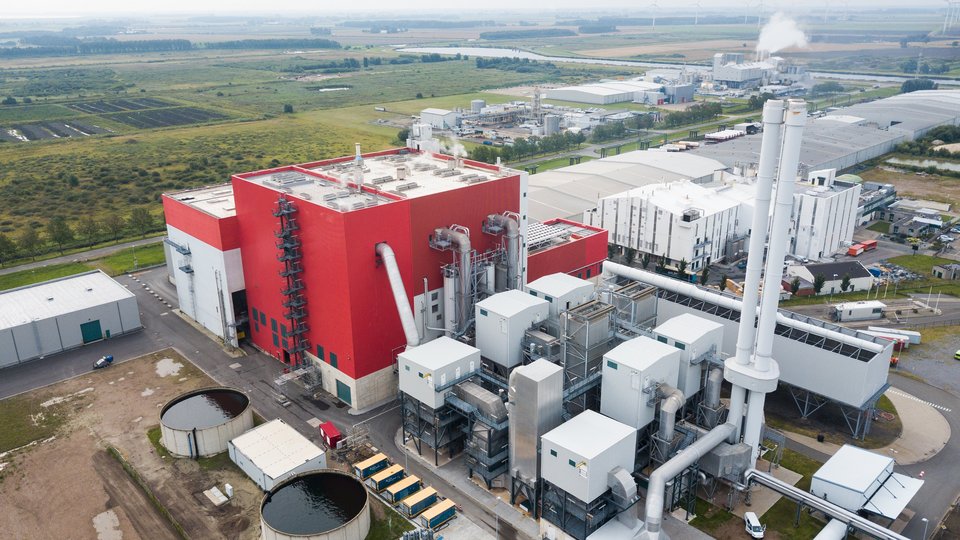 EEW location Delfzijl thermal waste treatment/waste incineration