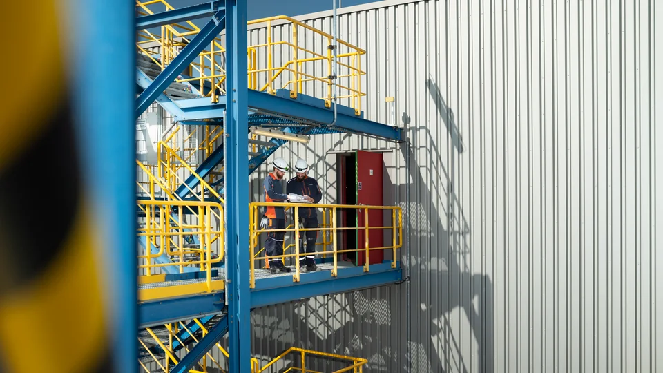 EEW Mitarbeiter am Standort Knapsack