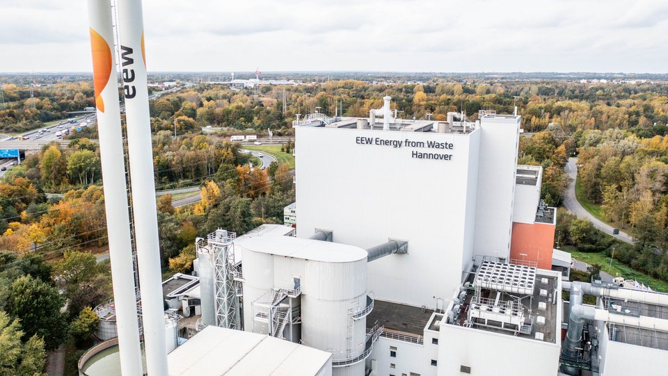EEW location Hannover thermal waste treatment/waste incineration