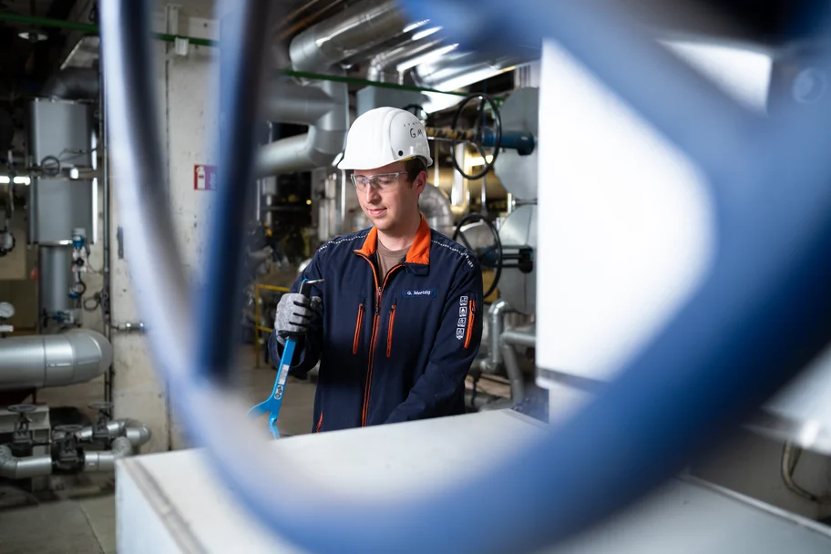 EEW Mitarbeiter am Standort Göppingen