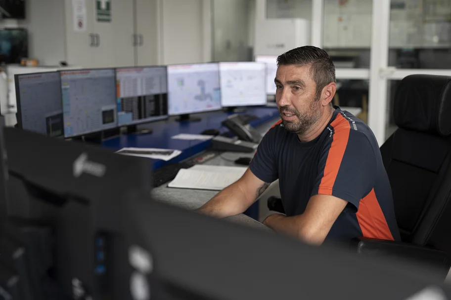 EEW Mitarbeiter am Standort Neunkirchen