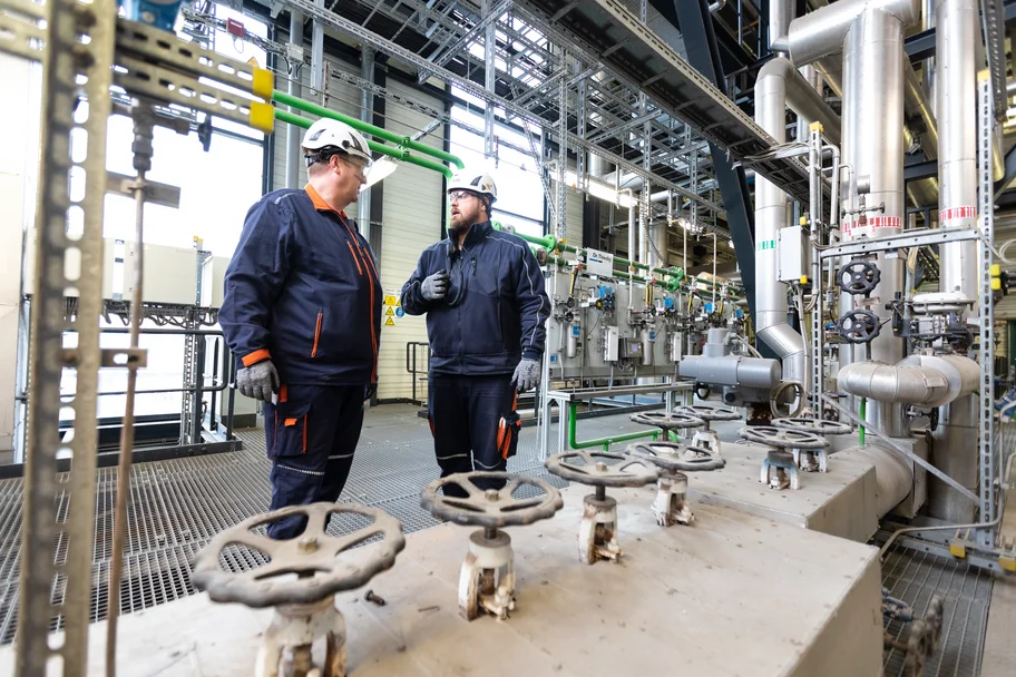 EEW Mitarbeiter am Standort Premnitz