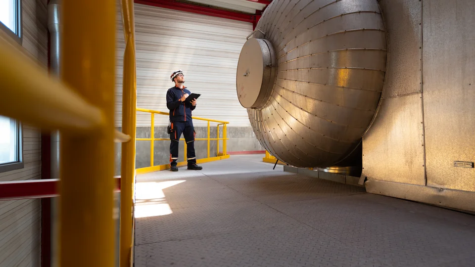 EEW Mitarbeiter am Standort Leudelange