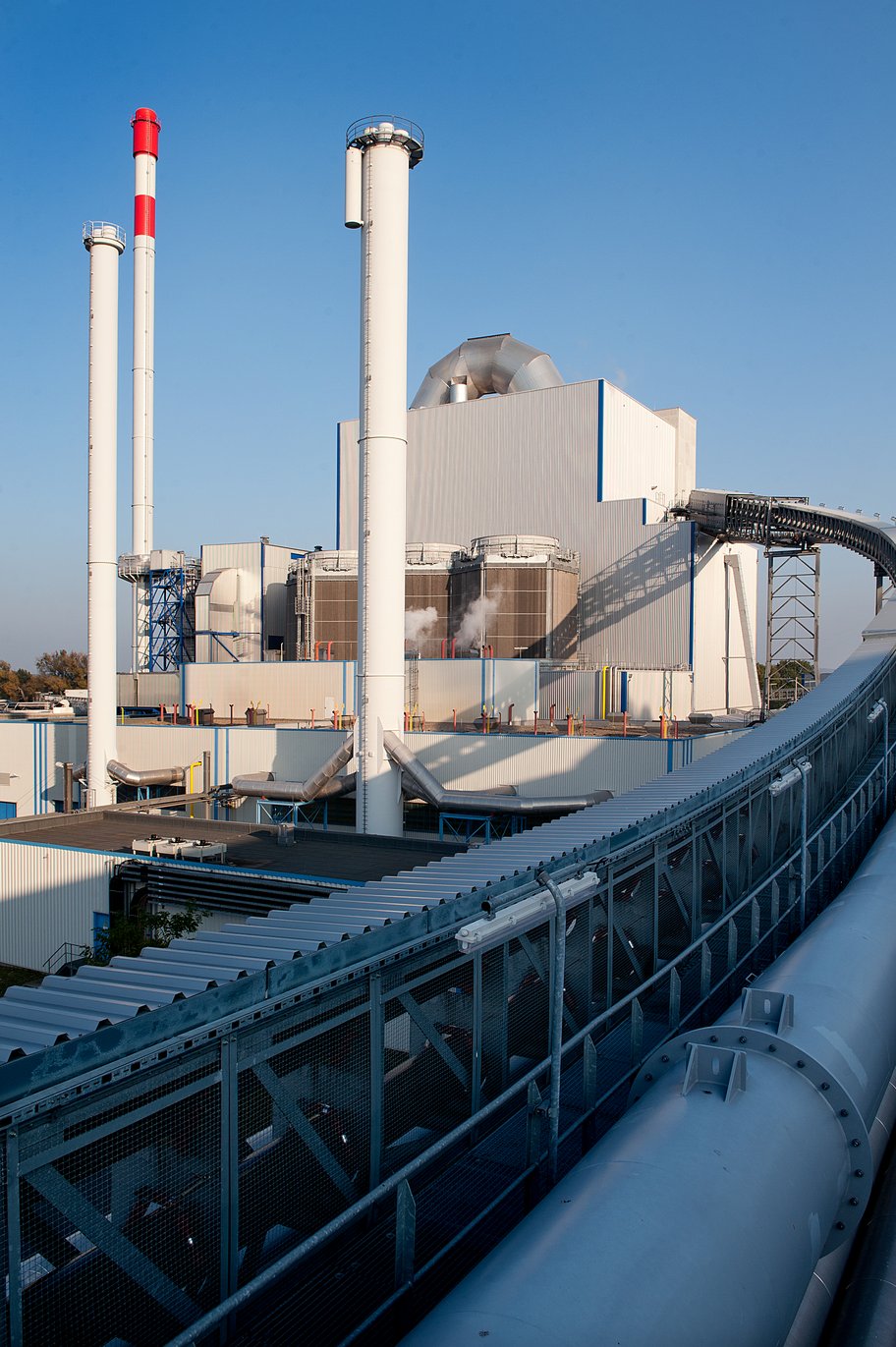 EEW location Schwedt refuse-derived fuel power plant/waste incineration