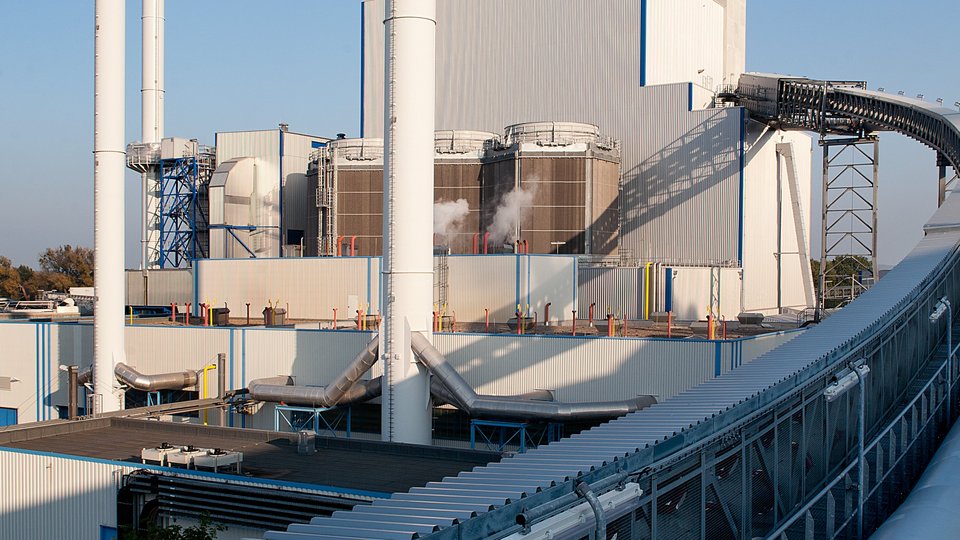 EEW location Schwedt refuse-derived fuel power plant/waste incineration