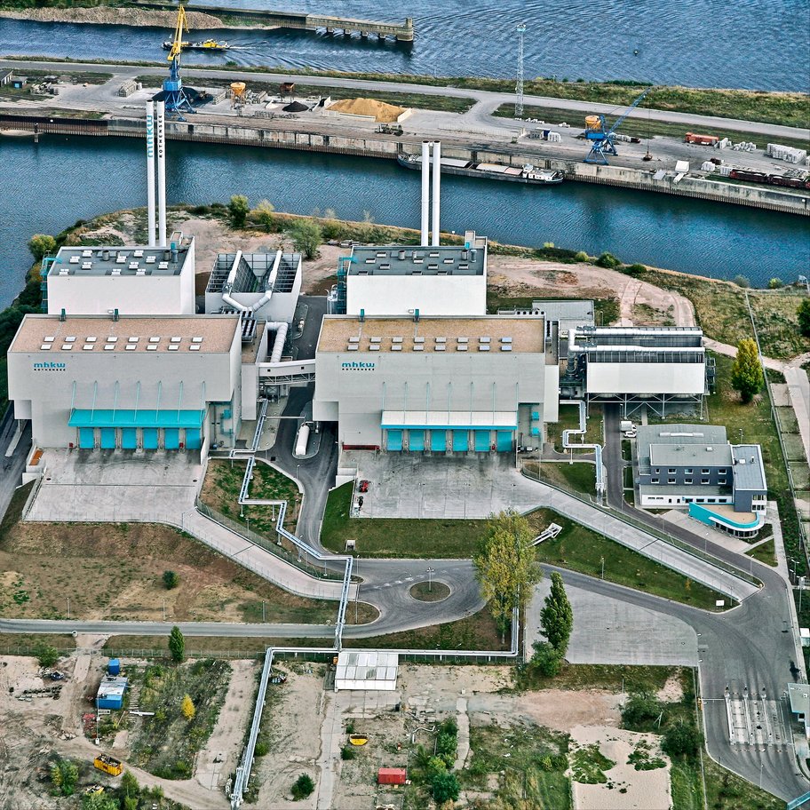 EEW location Magdeburg-Rothensee energy from waste plant(MHKW)/waste incineration