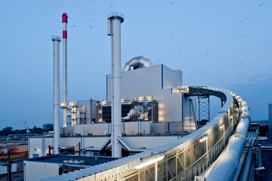 Das Kraftwerk Schwedt (KSC).