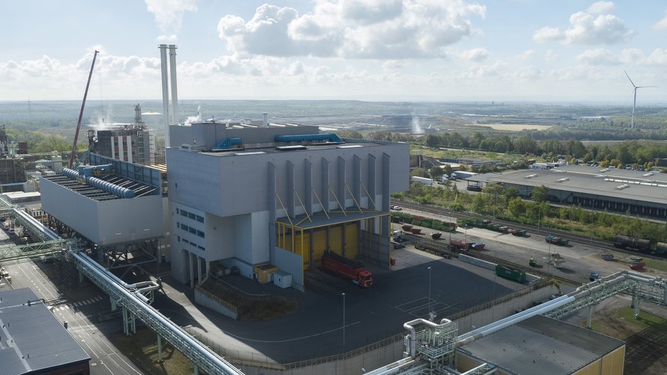EEW location Knapsack energy from waste plant (EBKW)/waste incineration