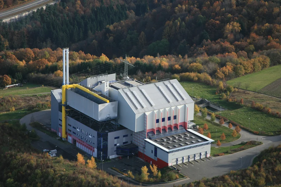 EEW location Pirmasens energy from waste plant (MHKW)/waste incineration