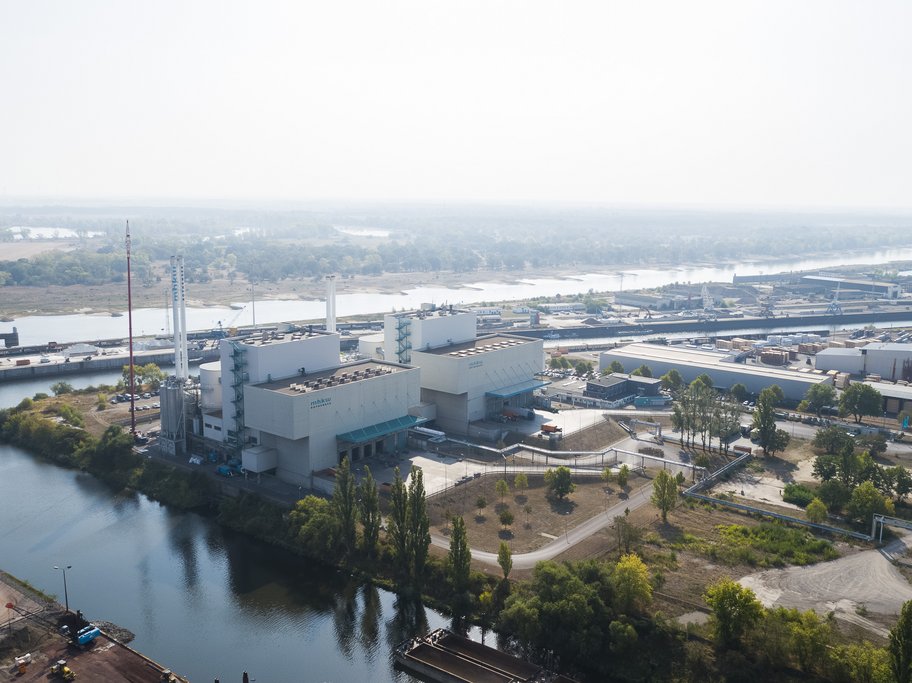 EEW location Magdeburg-Rothensee energy from waste plant(MHKW)/waste incineration