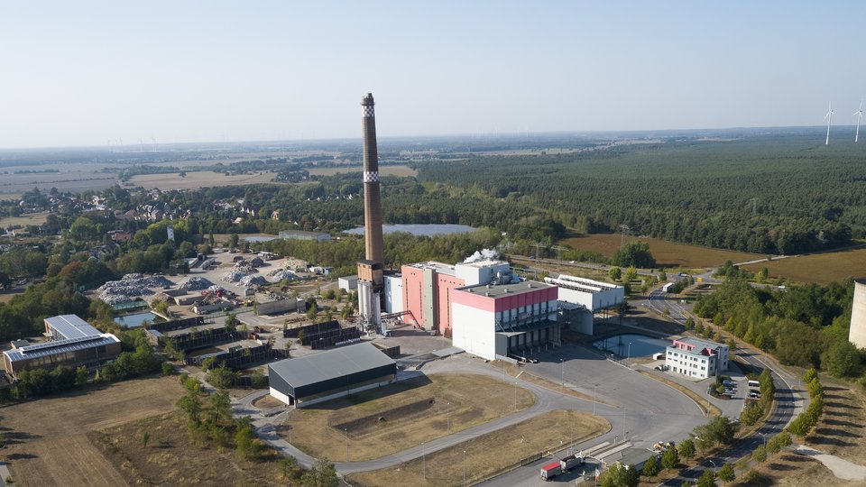EEW location Großräschen thermal waste treatment/waste incineration