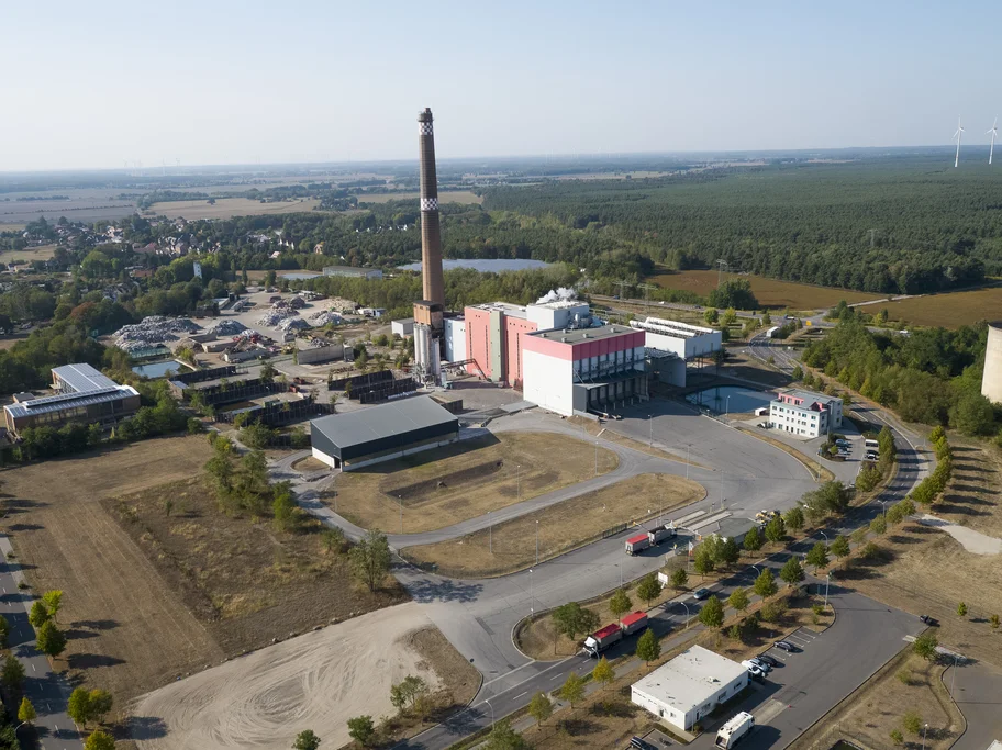 EEW location Großräschen thermal waste treatment/waste incineration