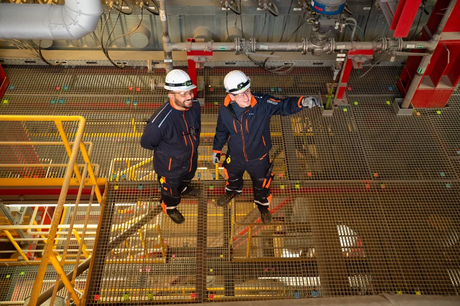 EEW Mitarbeiter am Standort Knapsack