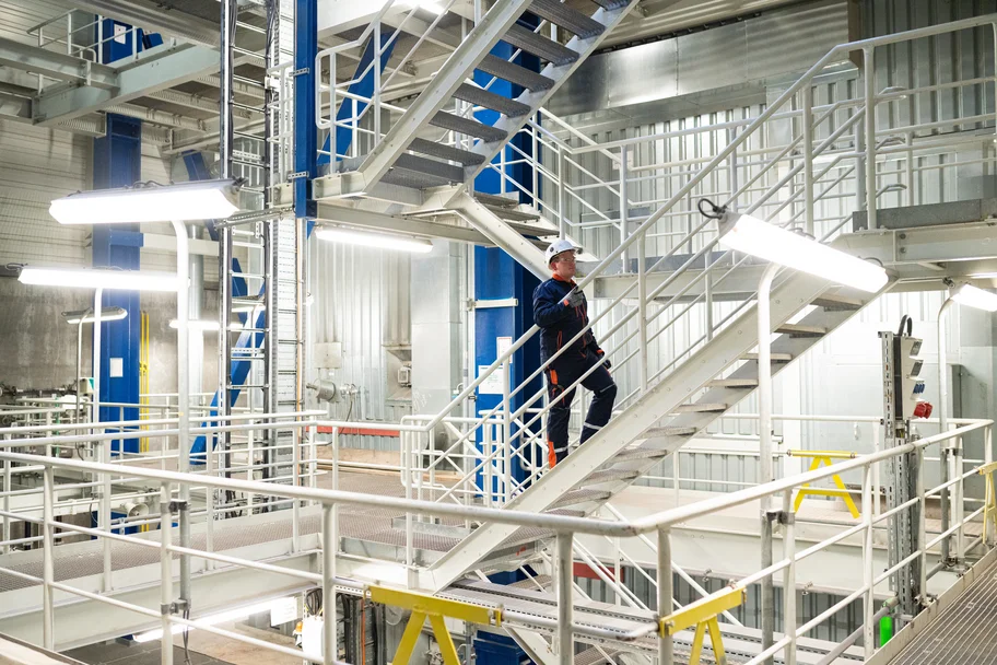 EEW Mitarbeiter am Standort Heringen