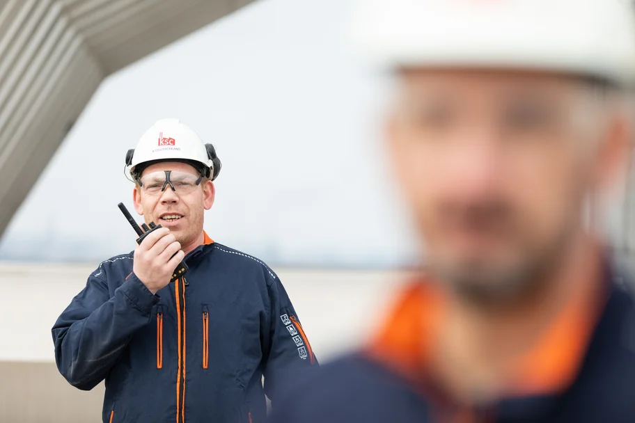 EEW Mitarbeiter am Standort Schwedt