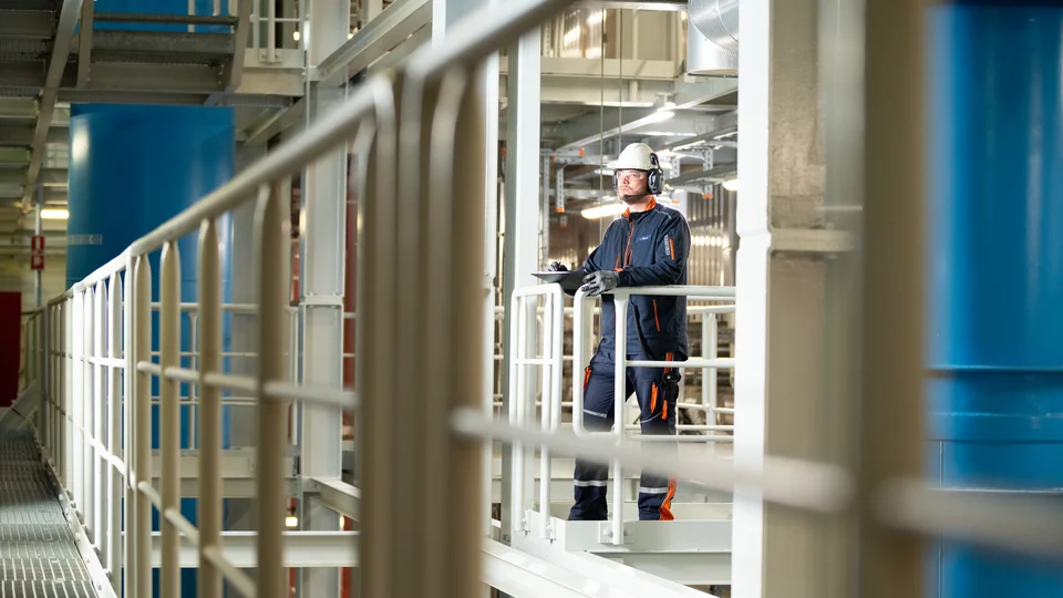 EEW Mitarbeiter am Standort Delfzijl