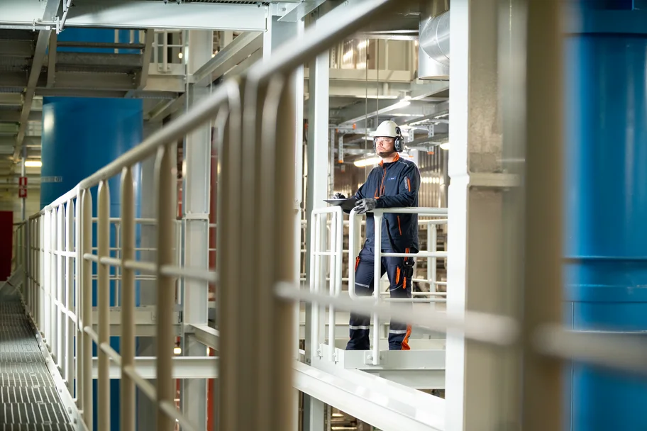 EEW Mitarbeiter am Standort Delfzijl