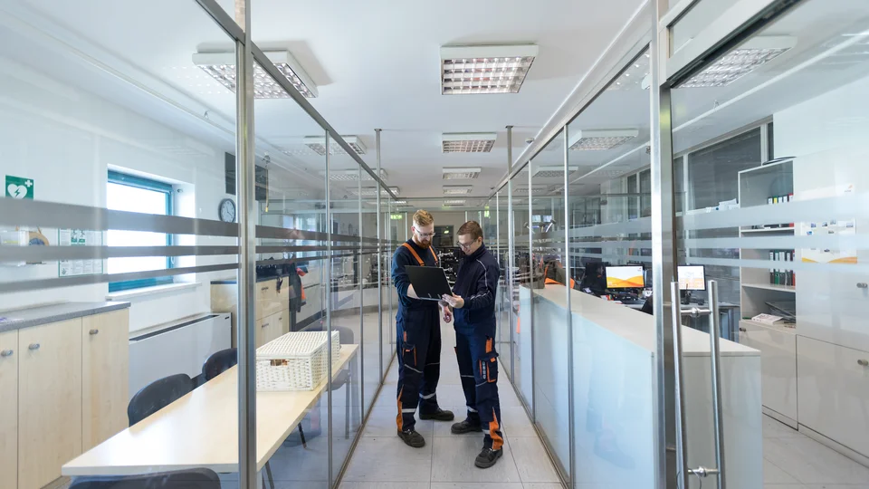 EEW Mitarbeiter am Standort Großräschen