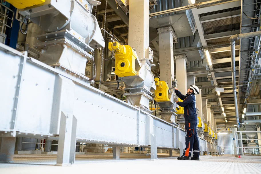 EEW Mitarbeiter am Standort Heringen