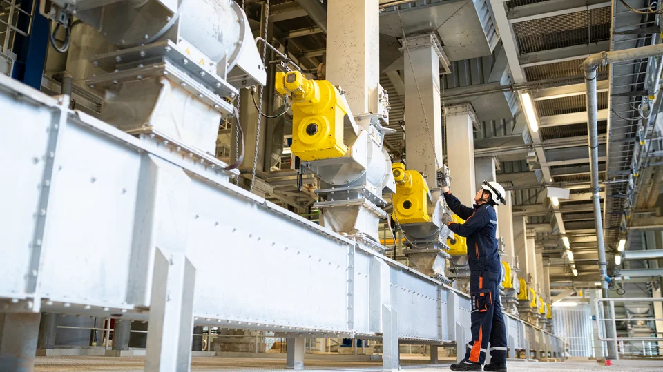 EEW Mitarbeiter am Standort Heringen