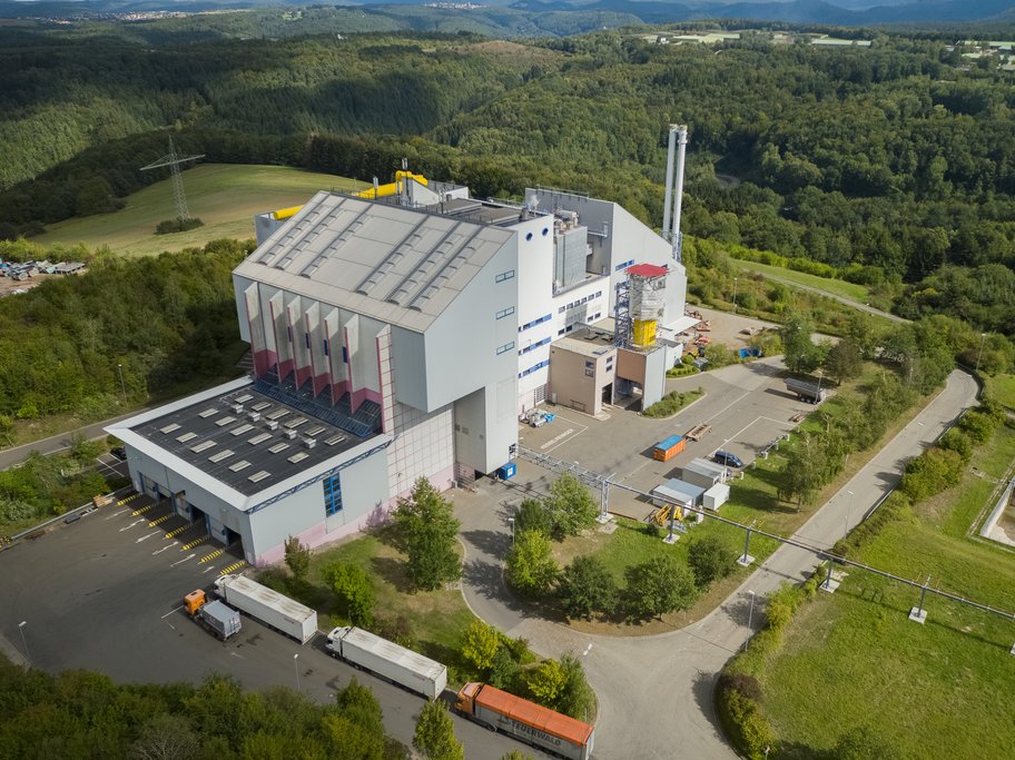 EEW location Pirmasens energy from waste plant (MHKW)/waste incineration