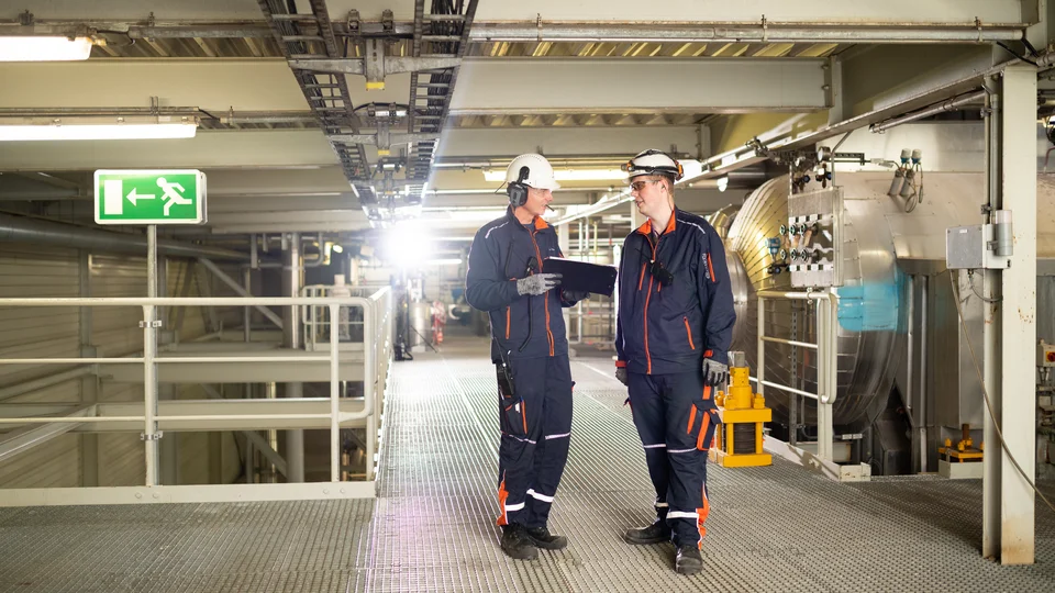 EEW Mitarbeiter am Standort Delfzijl