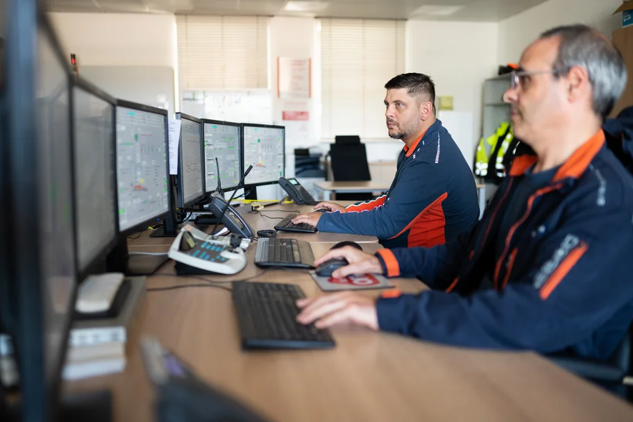 EEW Mitarbeiter am Standort Leudelange