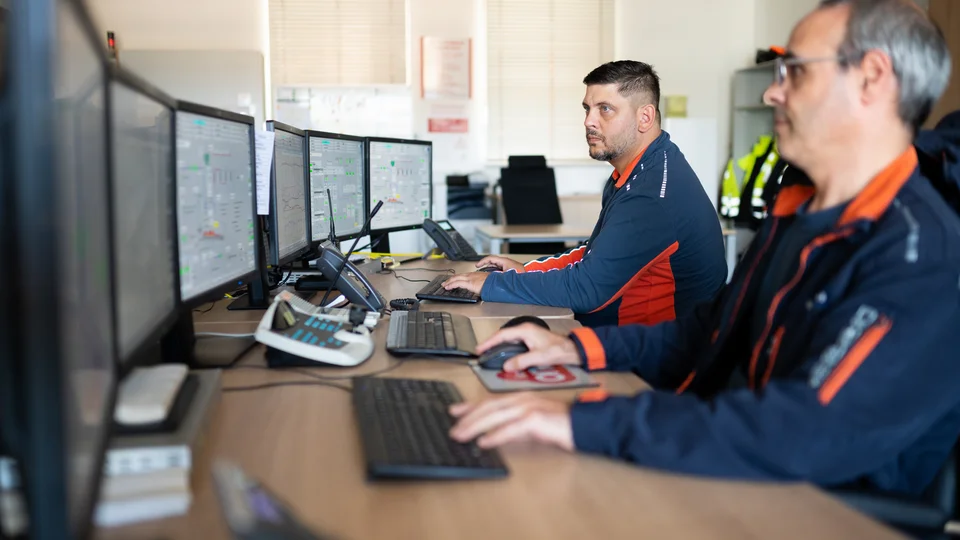 EEW Mitarbeiter am Standort Leudelange