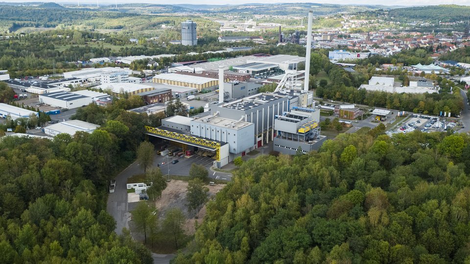 EEW location Neunkirchen energy from waste plant (AHKW)/waste incineration