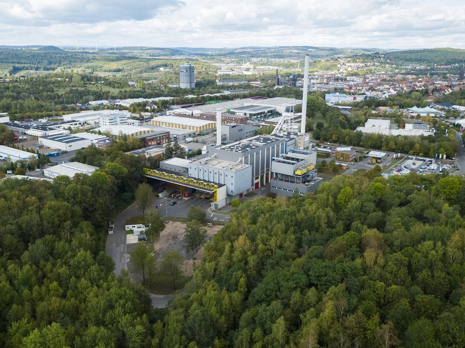 EEW location Neunkirchen energy from waste plant (AHKW)/waste incineration